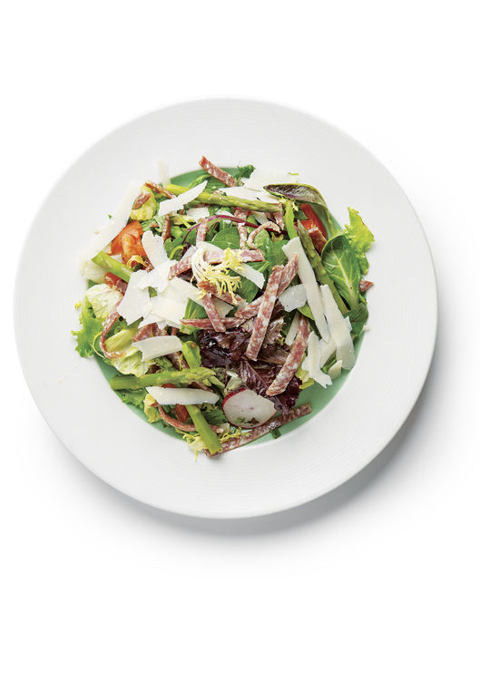 Tony's Signature Salad with Volpi Salami